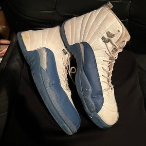 Jordan 12 french Blue & white condition 6/10